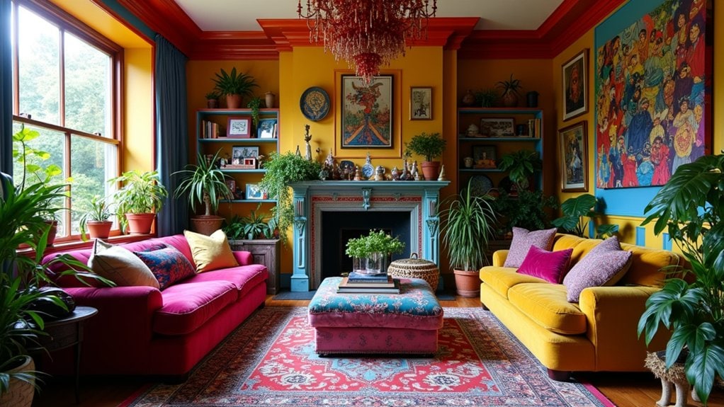 bold eclectic welcoming design