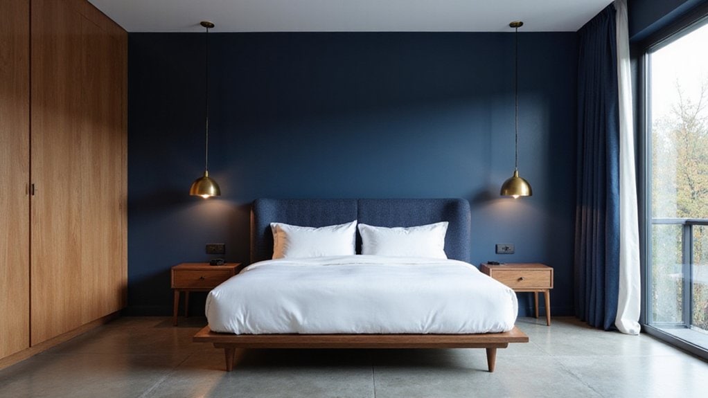 bold navy blue sophistication