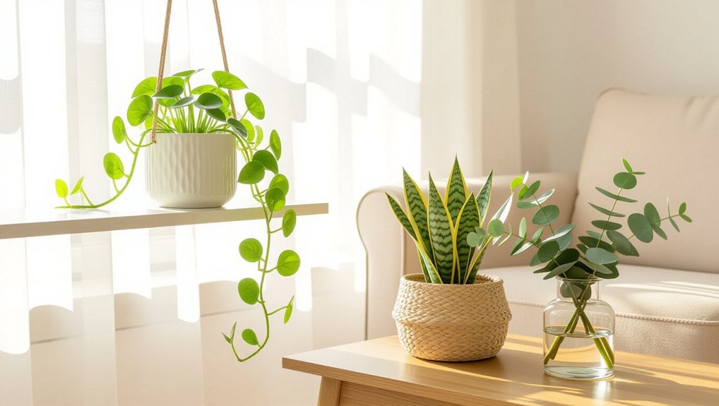 budget friendly biophilic greenery