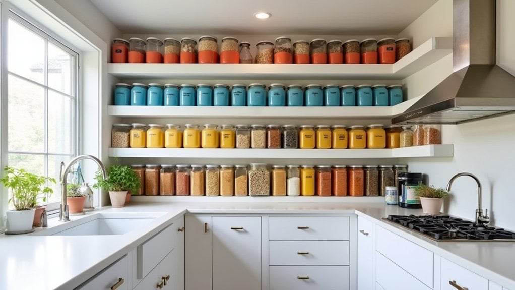 color coded pantry organization benefits