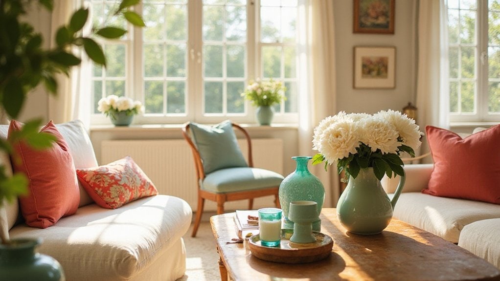 A living room with two couches and a coffee table.