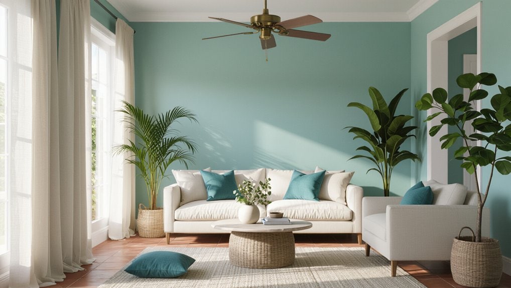cooling colors for interiors