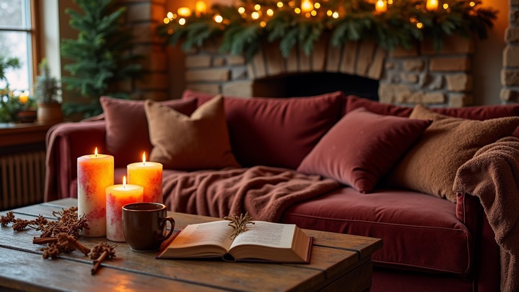 cozy seasonal scent layering