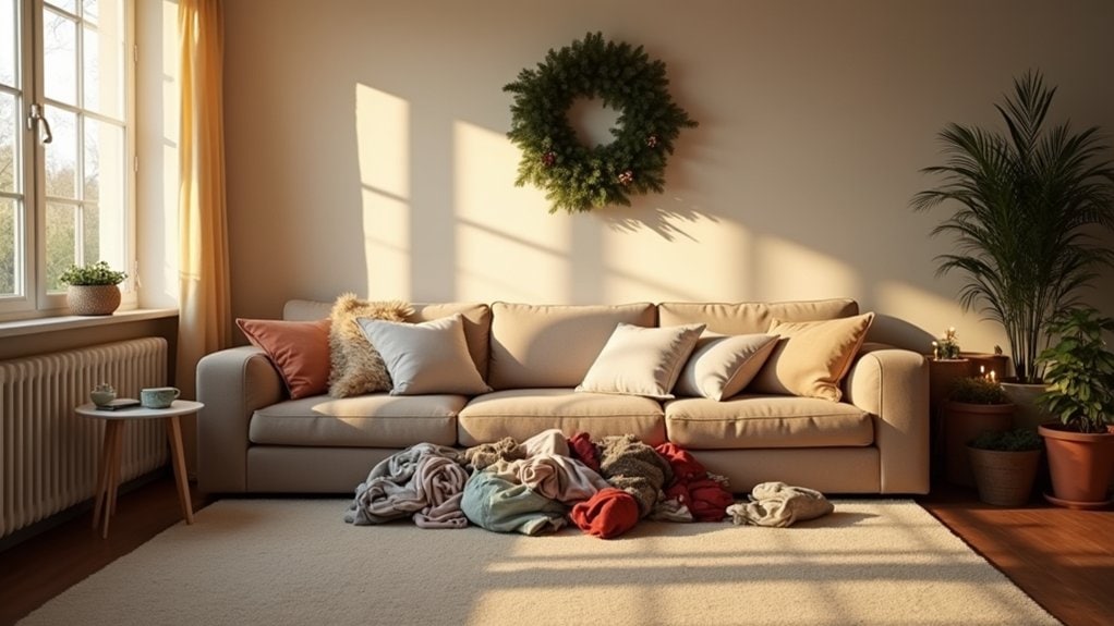 declutter for holiday joy