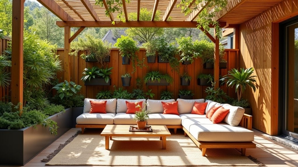 eco friendly outdoor living designs