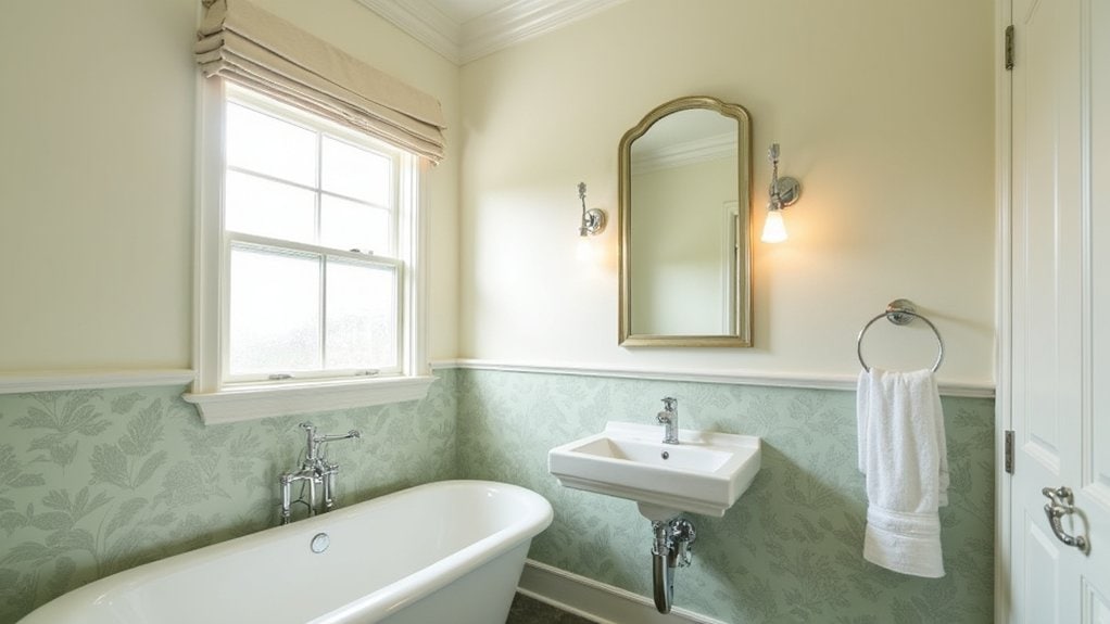 half wall wallpaper applications