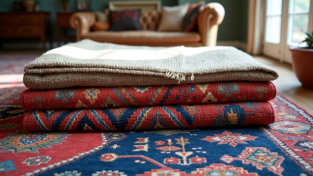 layered rug care essentials