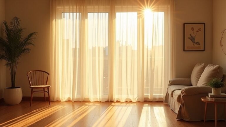 A living room with a window and a couch