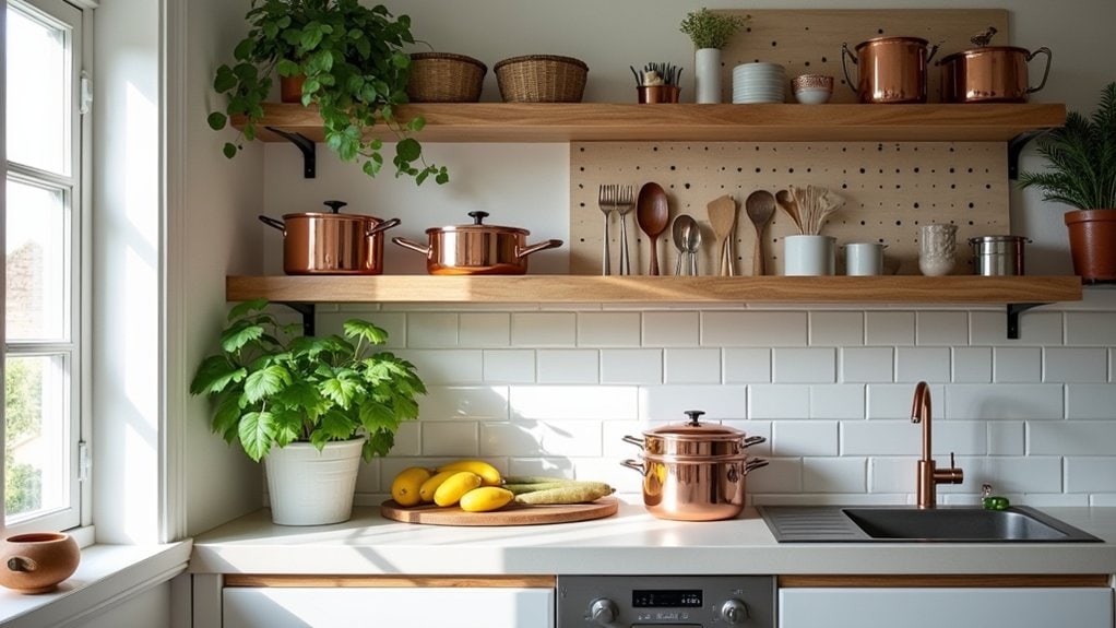 maximize kitchen wall space