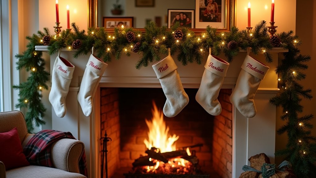 personalized mantel display ideas