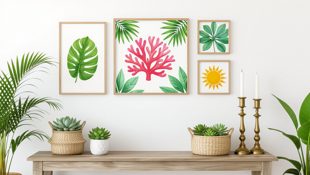 printable summer art decor