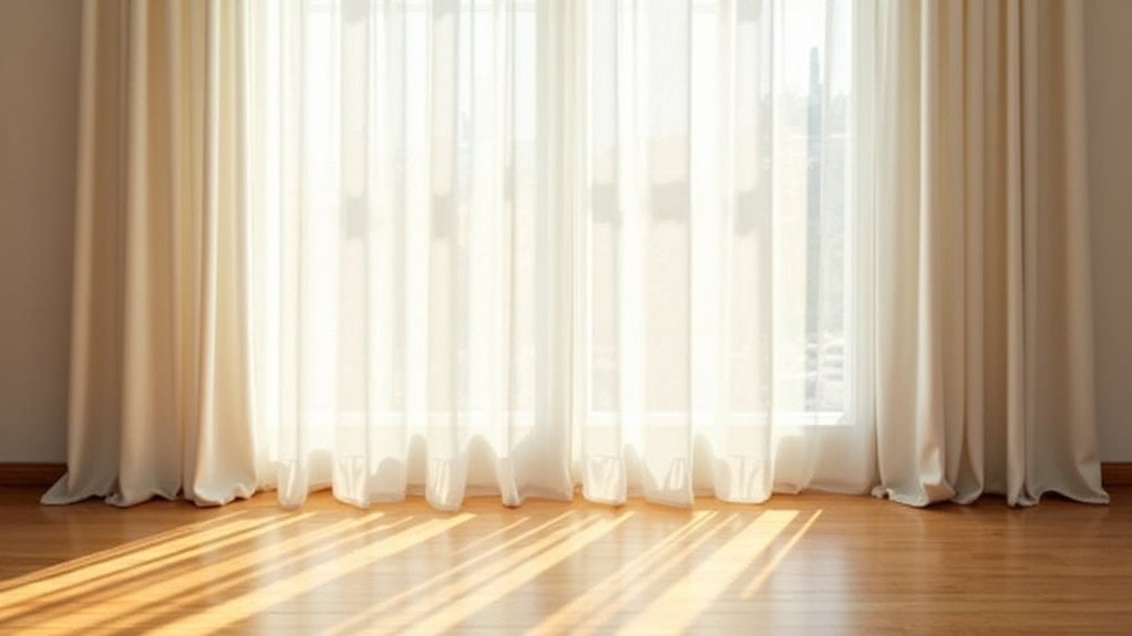 sheer curtains proper care