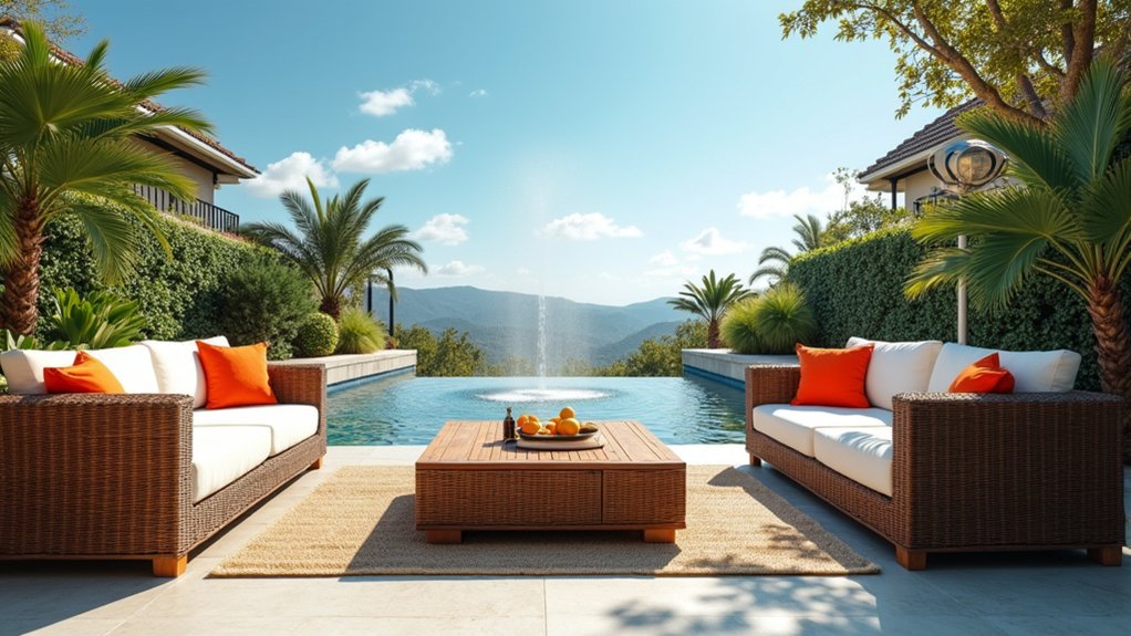 strategic outdoor cooling elements