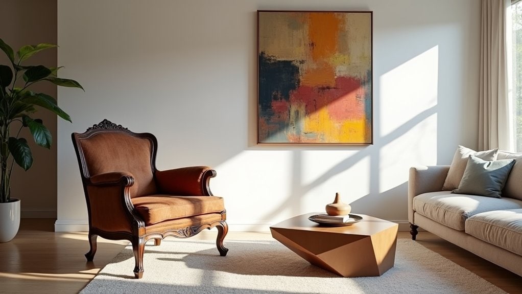 strategic vintage statement placement