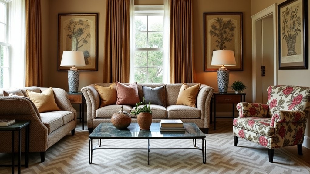 three patterns create balance