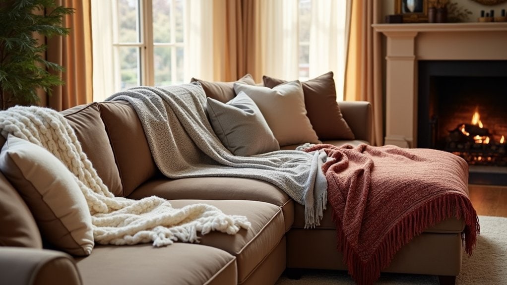 throws enhance home decor