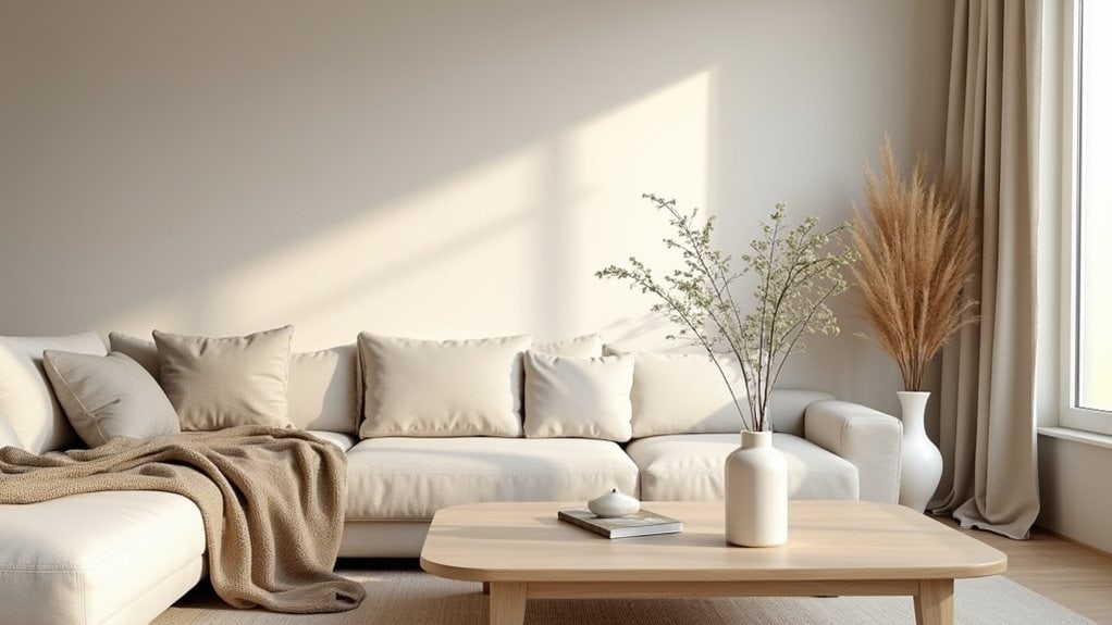 visual balance through restraint