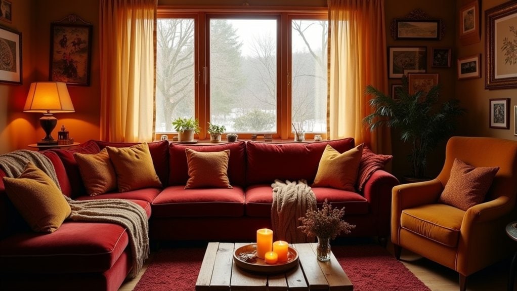 warm winter color palette