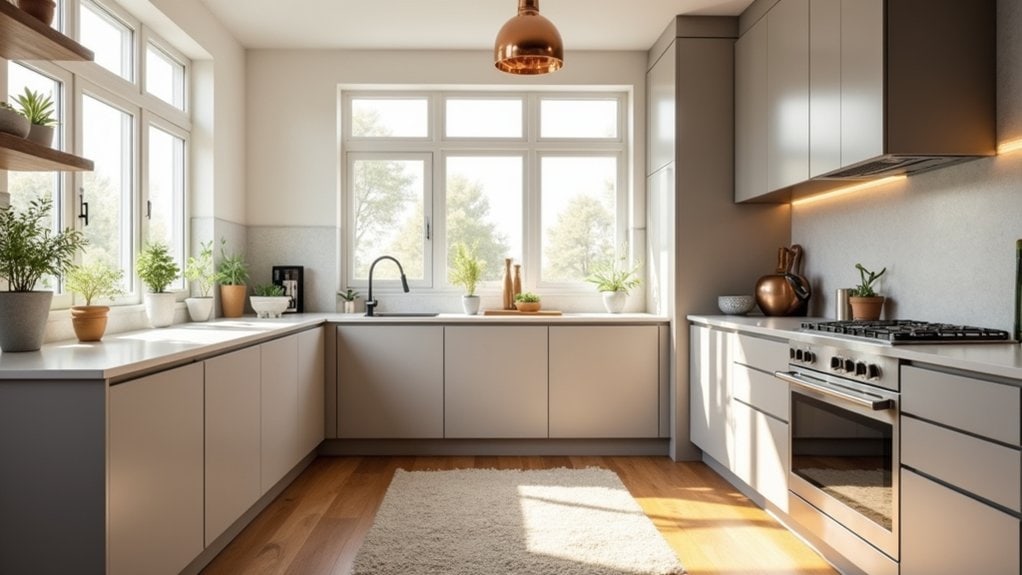 warmth in modern kitchens