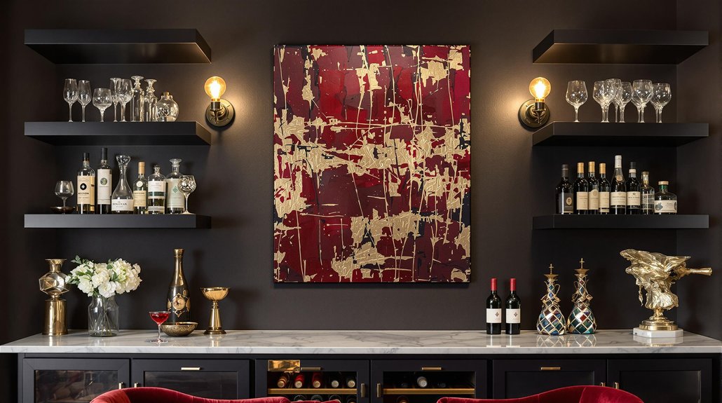 wine themed wall decor sophistication