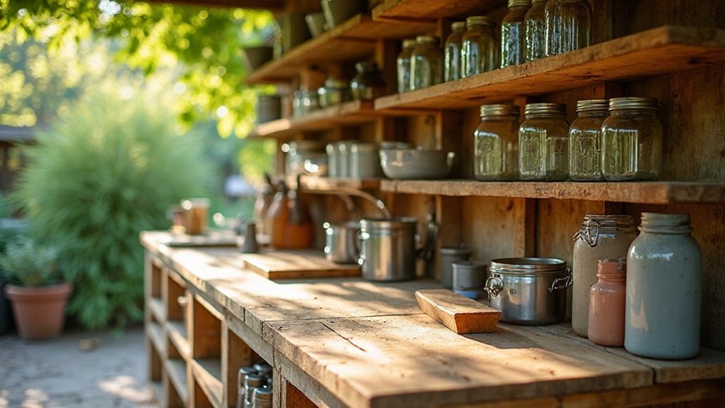 custom pallet outdoor storage