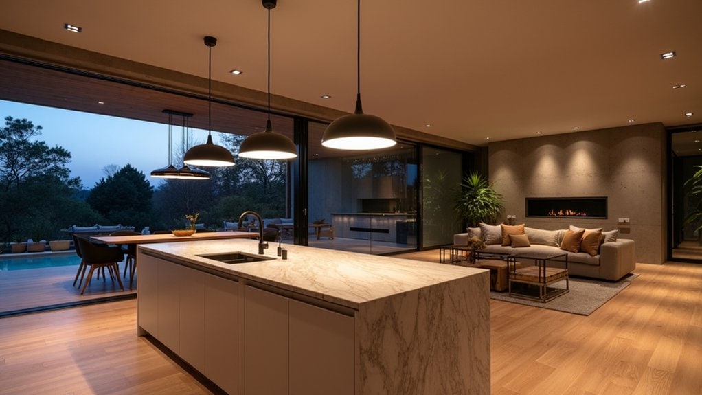 layered lighting for zones