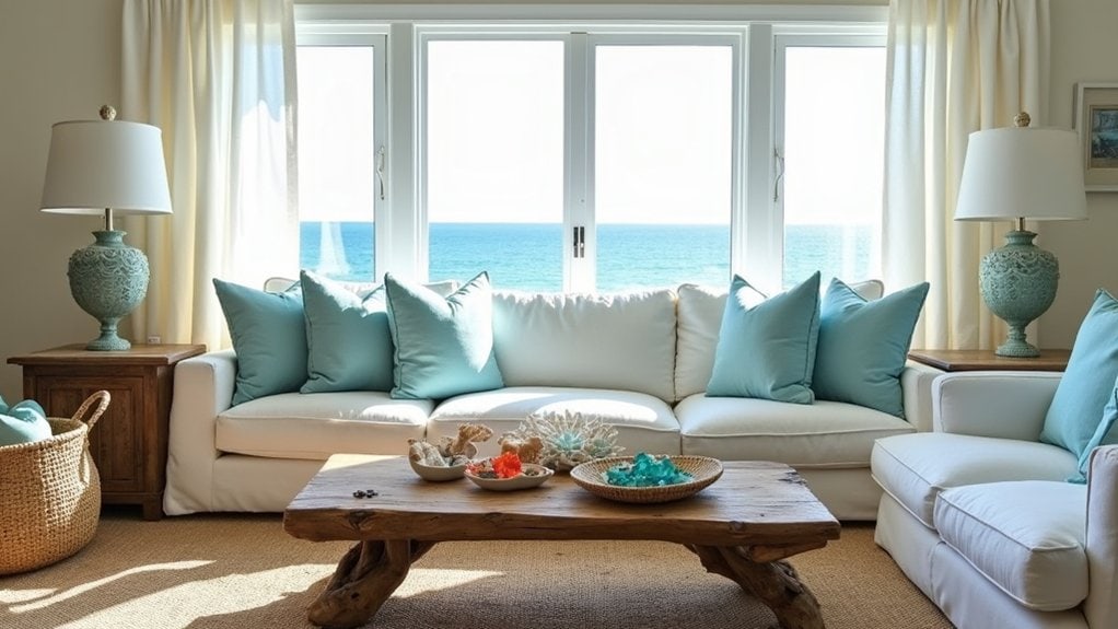 layered coastal textures tranquility