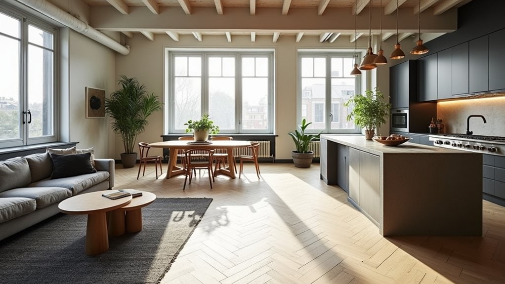 rugs define zones effectively