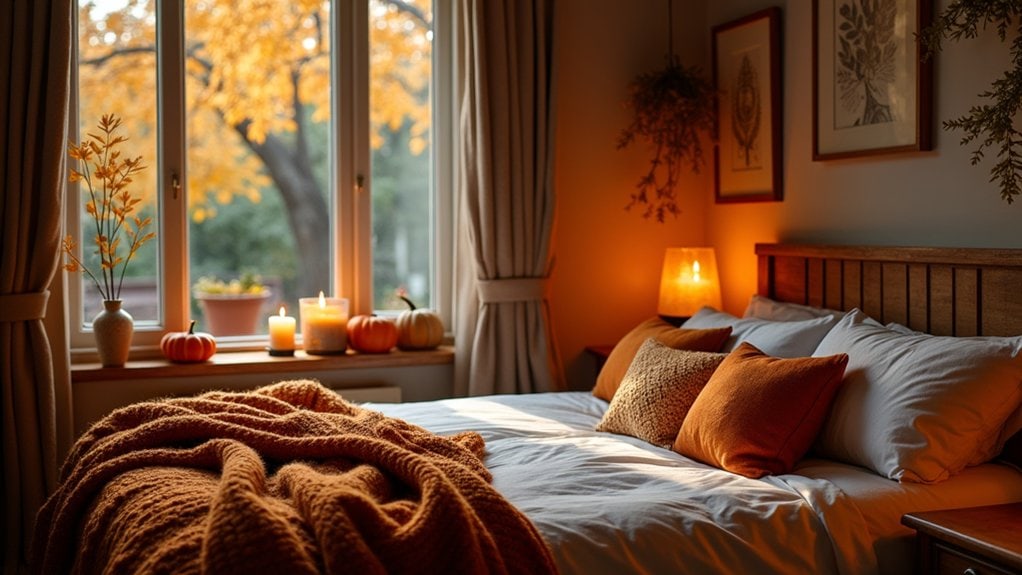 autumn bedroom cozy transformation