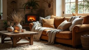 layered textures for warmth