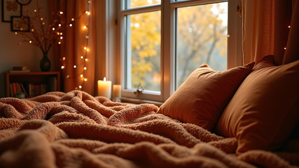 layering cozy textures effectively