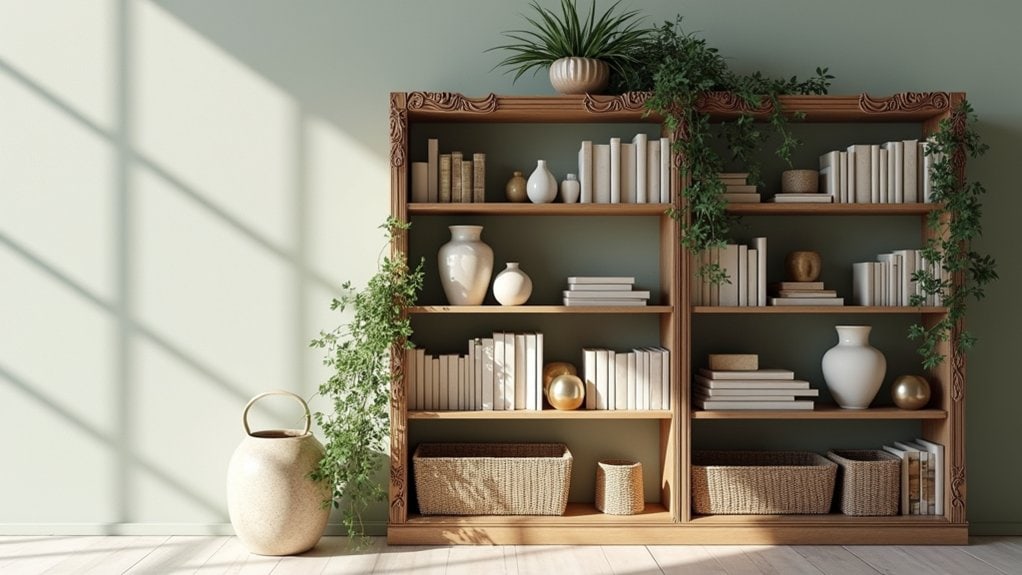 color palette bookshelf tips