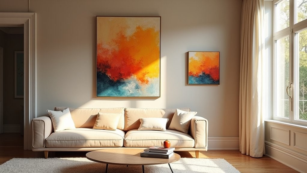 hang art at eye level