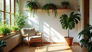 incorporate indoor plants creatively