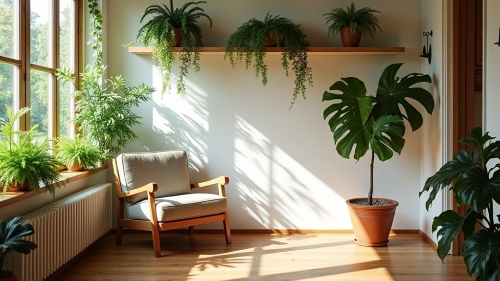incorporate indoor plants creatively