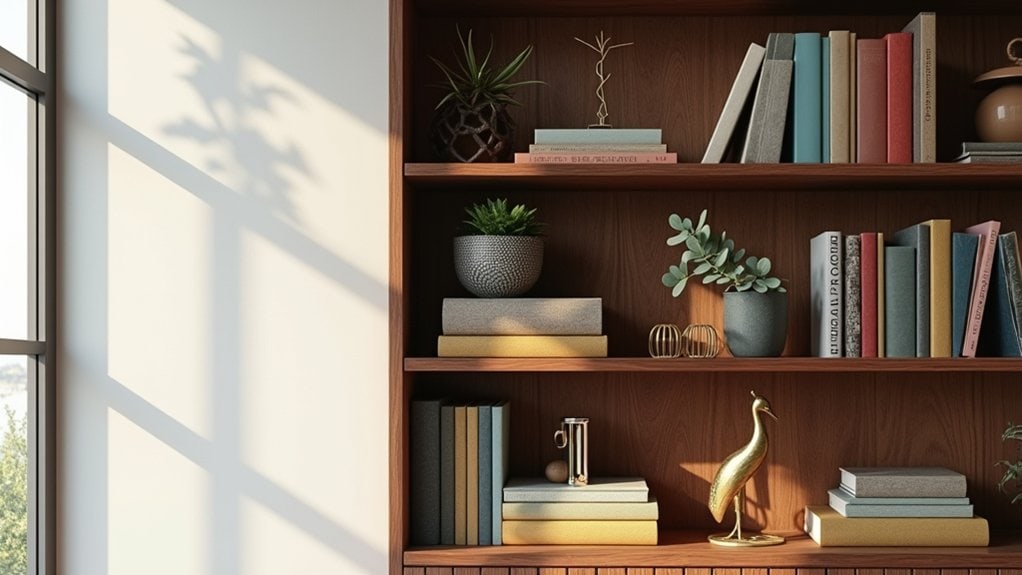 intentional shelf styling techniques