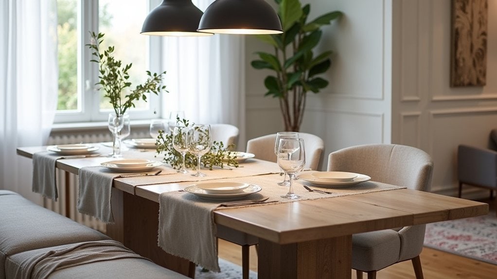 layered lighting enhances ambiance