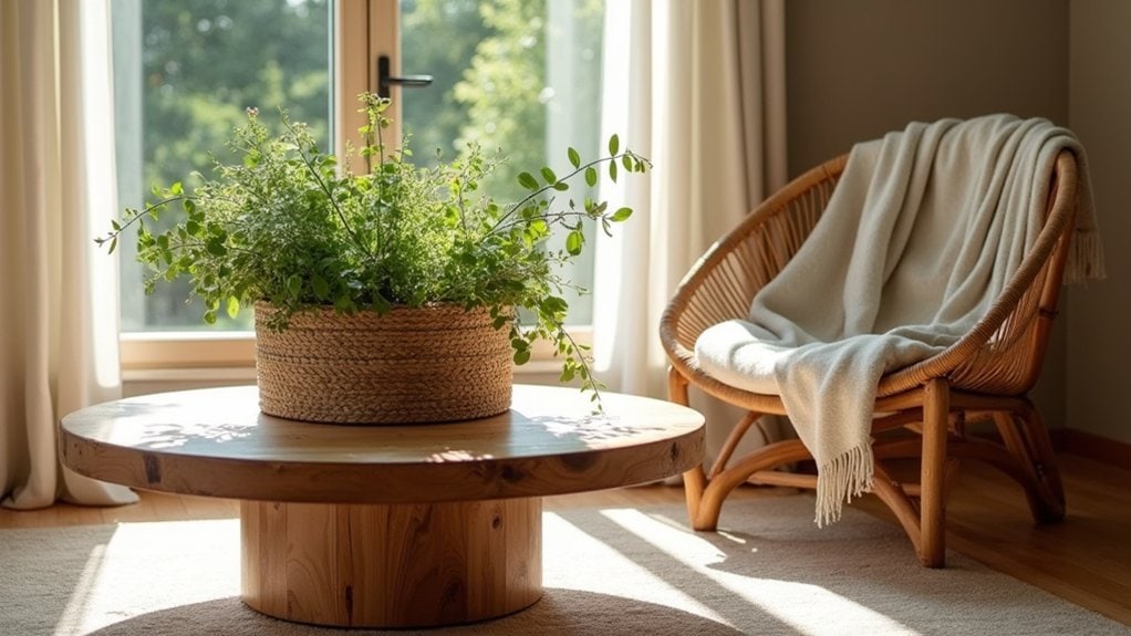 natural materials create harmony