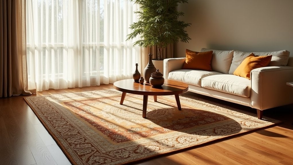 proper rug placement matters