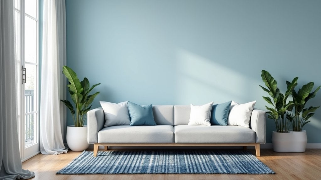 accent colors enhance cool palettes