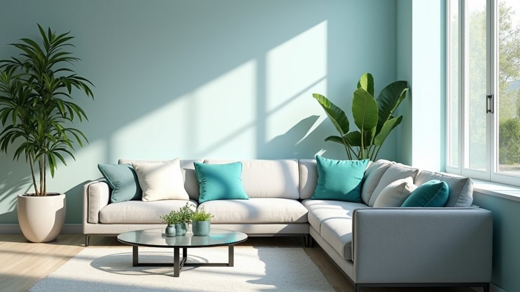 cool colors enhance comfort