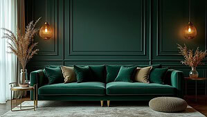 elegant dark wall aesthetics