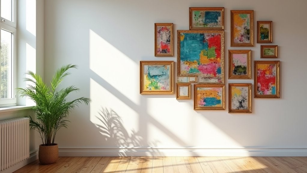 thoughtful wall art placement