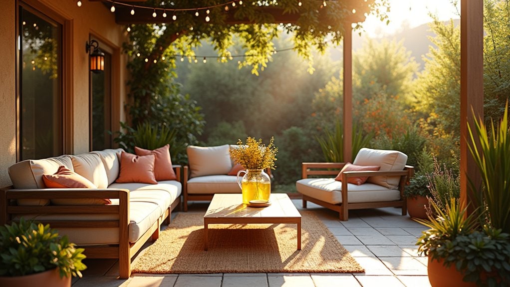 transform patio with lighting