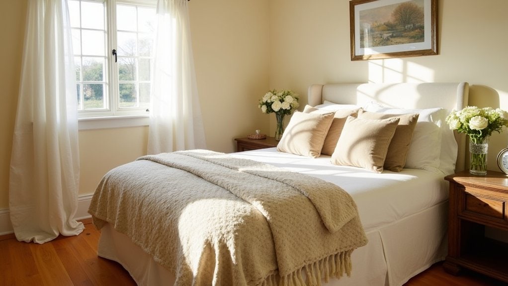 warm lighting and personal touches